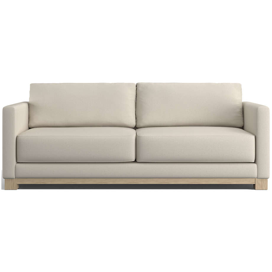 Gather Wood Base Bench sofa