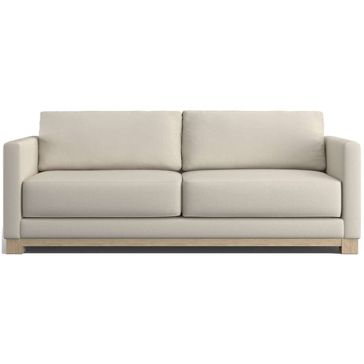 Gather Wood Base Bench sofa