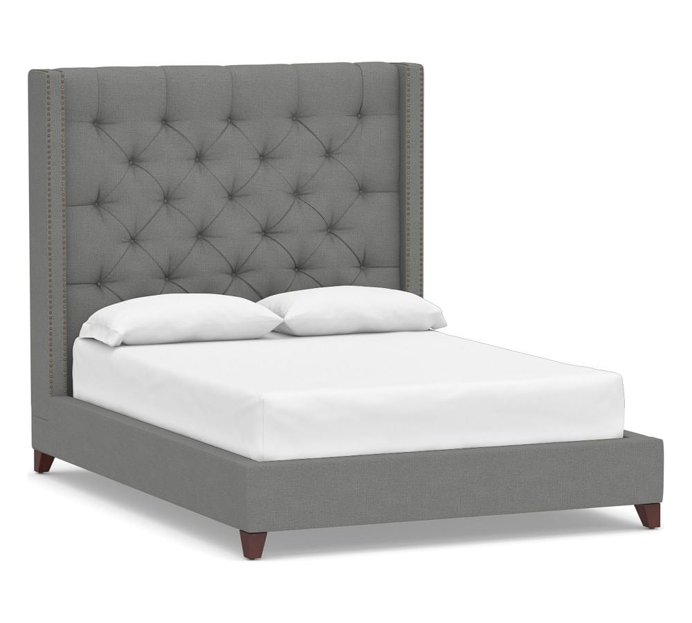 Harper Tufted Upholstered Tall Bed King