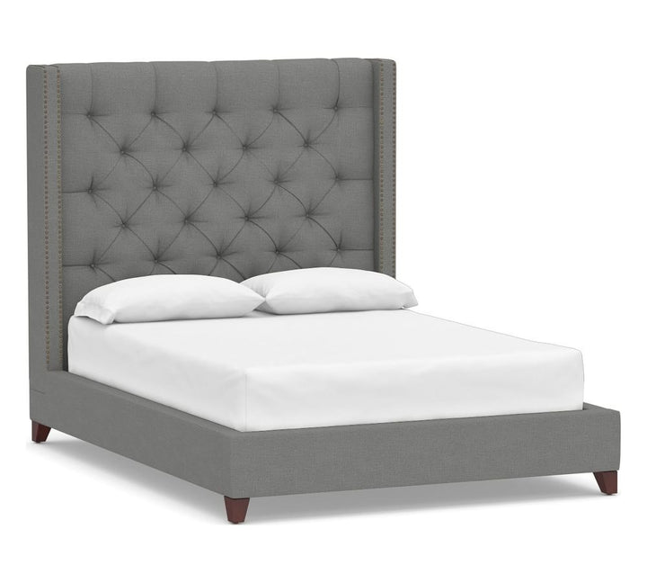 Harper Tufted Upholstered Tall Bed King