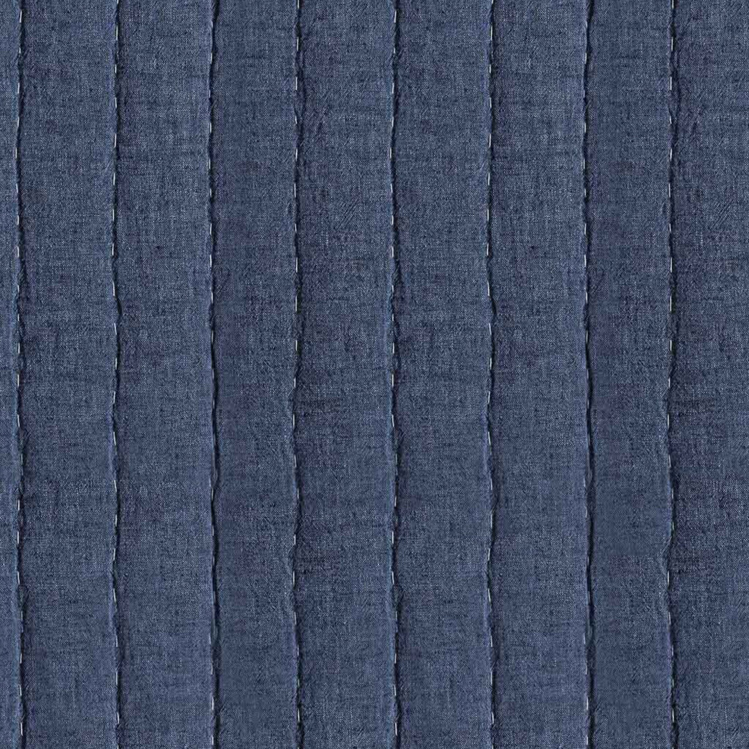 European Flax Linen Cotton Pick Stitch Quilt-Queen