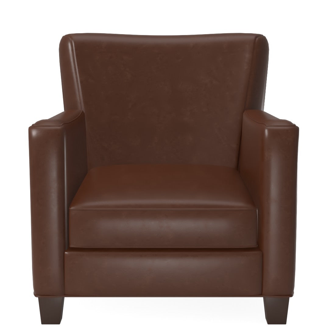 Irving Square Arm Leather Armchair