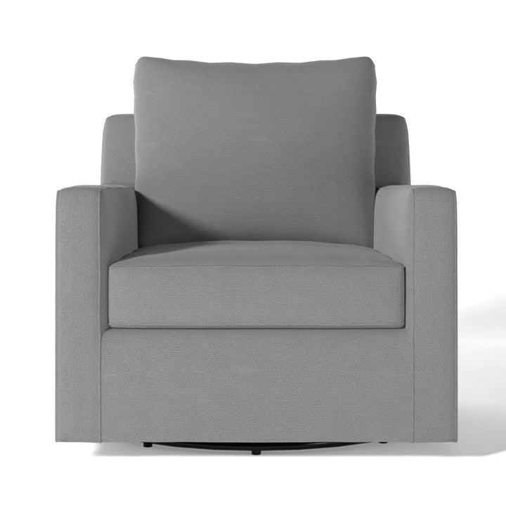 Esfira Wide Tufted Swivel Armchair