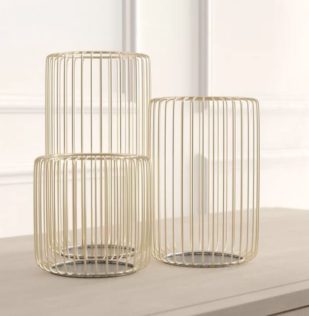 3 Piece Metal Hurricane Set