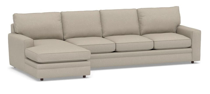 Pearce Square Arm Chaise Sectional_Sand