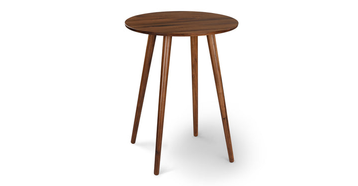 Seno Walnut Round Bar Table