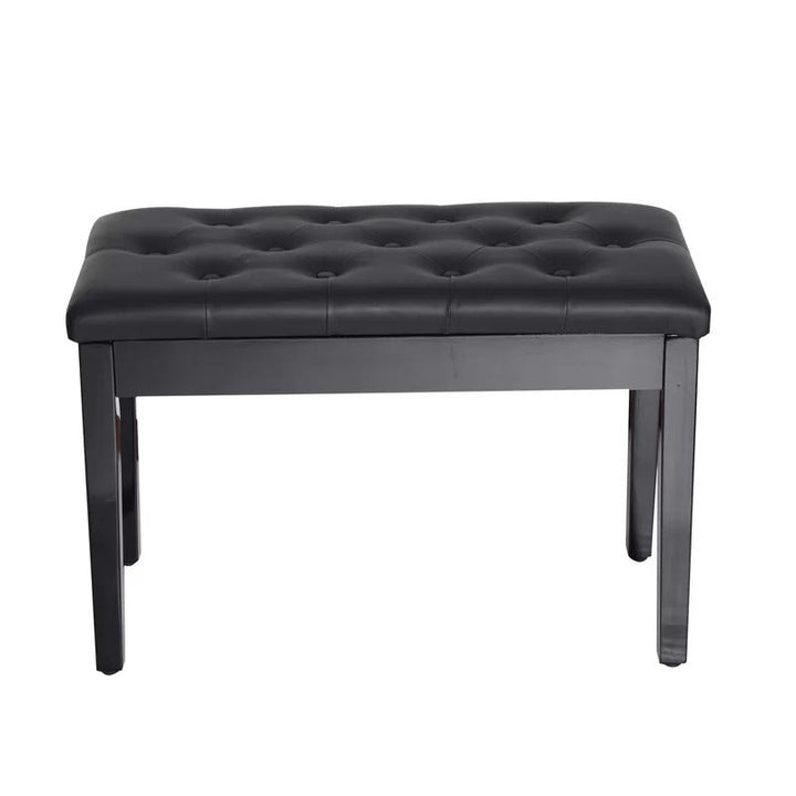 Criss Faux Leather Solid Wood Flip Top Storage Bench