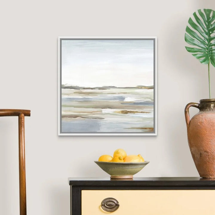 Vastness II Painting on Canvas With Frame 22"x22"