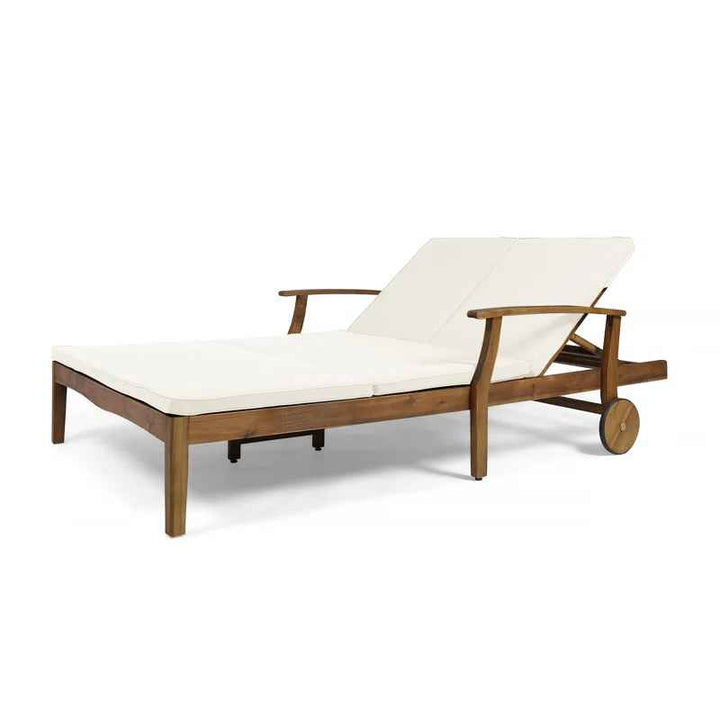 Reisterstown 79.25 Long Reclining Acacia Double Chaise