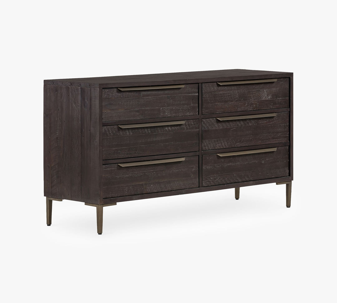 Braden Reclaimed Wood 6 Drawer Dresser