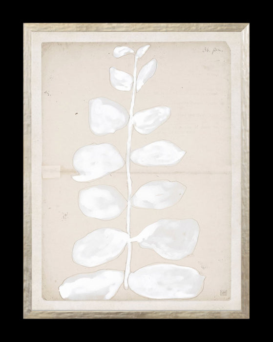 Beige Abstract 10 with Frame 13"x17"