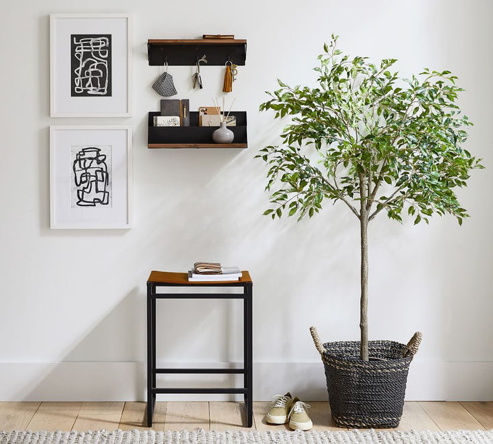 Connective Lines Print With Frame