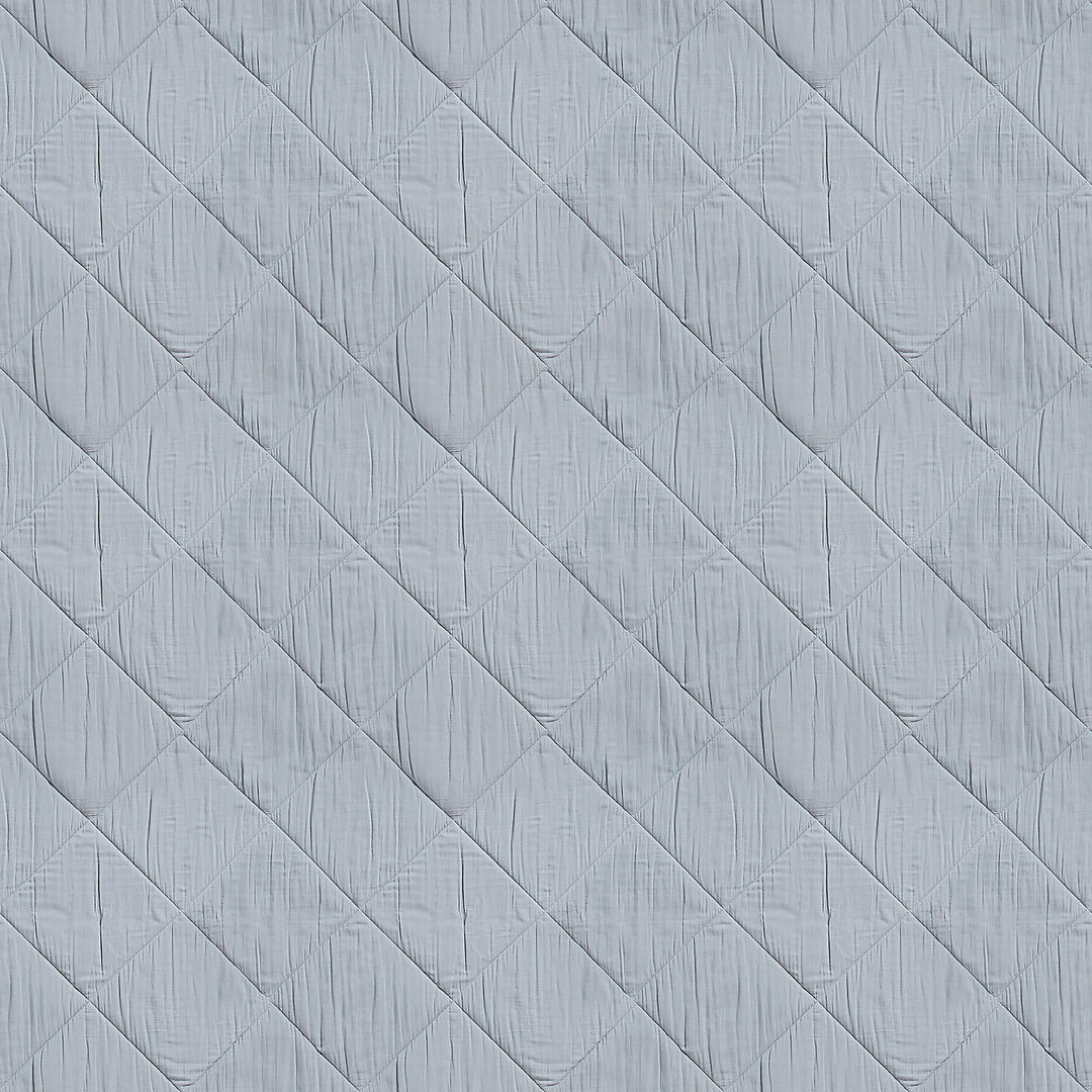 Supersoft Mist Blue Quilted Cotton Gauze Kids Pillow Sham