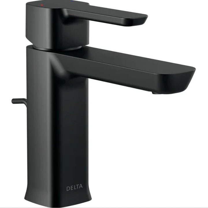 Modern Single Hole Bathroom Faucet with Drain Assembly