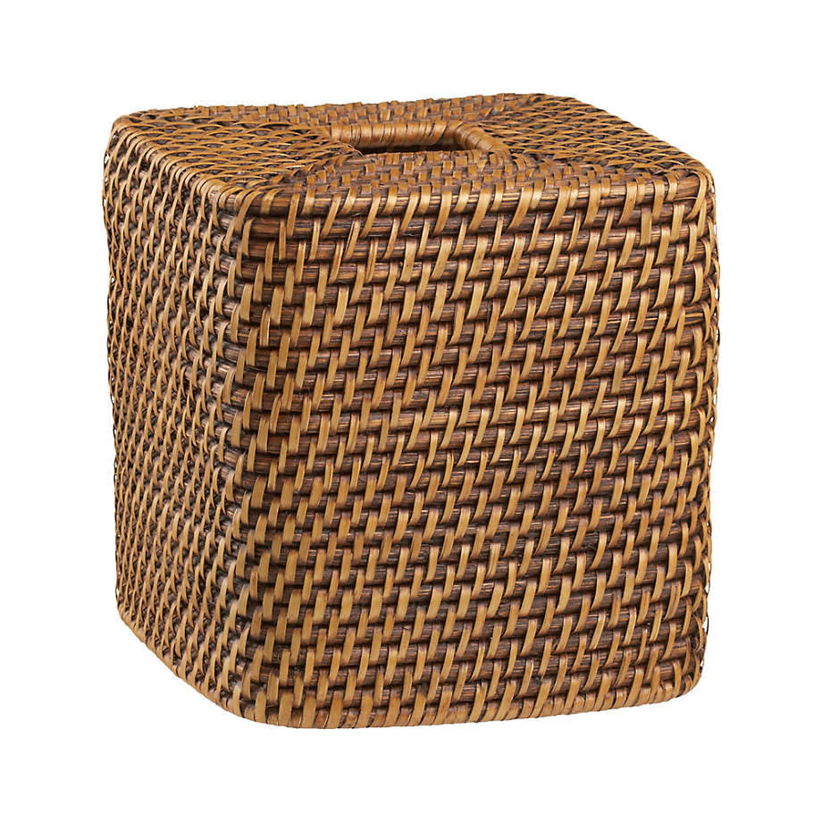 Sedona Honey Square Tissue Box Cover