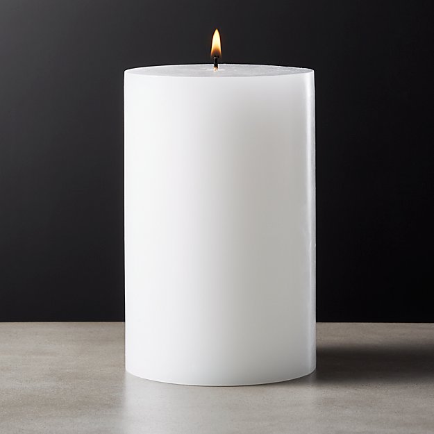 WHITE PILLAR CANDLE