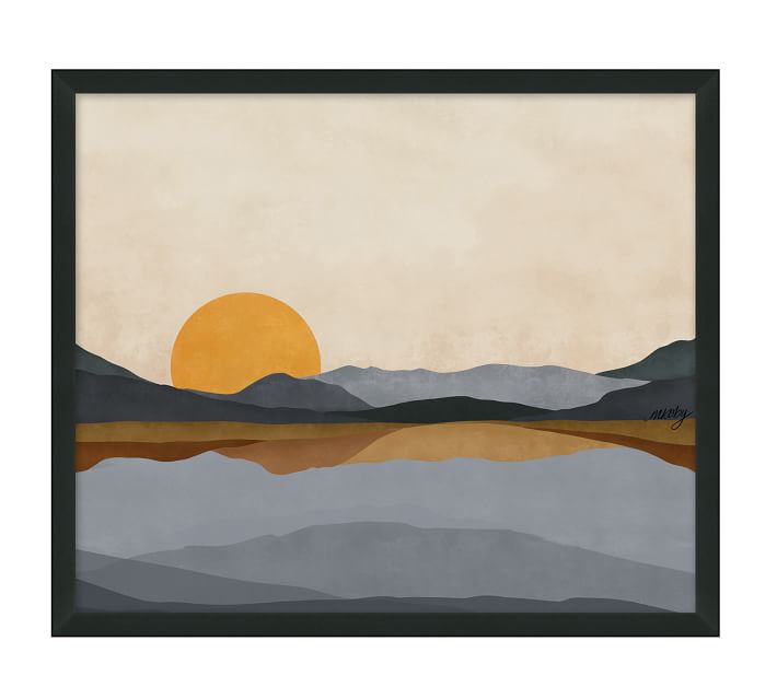 Sunset by Melissa Koby With Frame