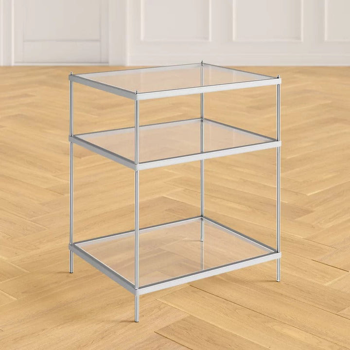 Carin Glass End Table