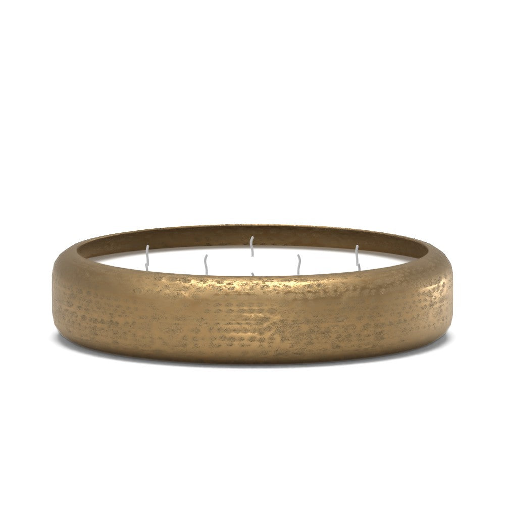 Mindfulness Brass Candle Painted Desert