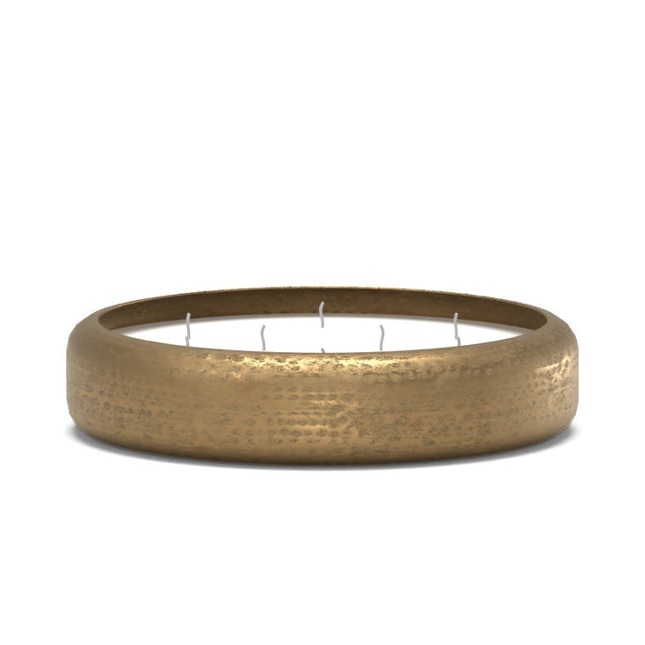 Mindfulness Brass Candle Painted Desert