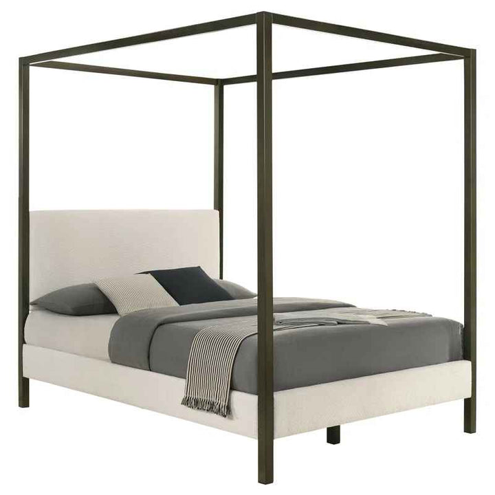 Tibold Upholstered Canopy Bed-Queen