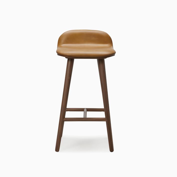 Boulder Leather Counter Stool