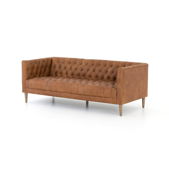 Tailor Leather 90" Sofa