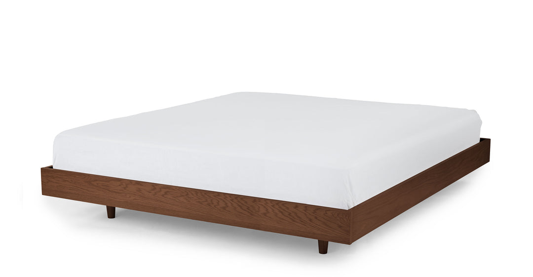 Basi Walnut King Bed Frame