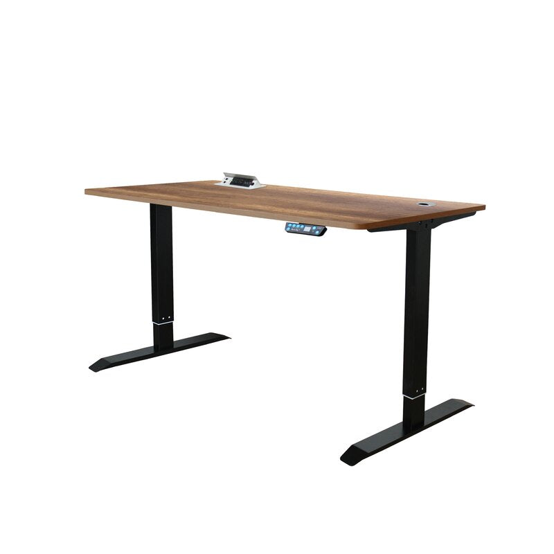 Sarasota Height Adjustable Standing Desk with Built in Outlets