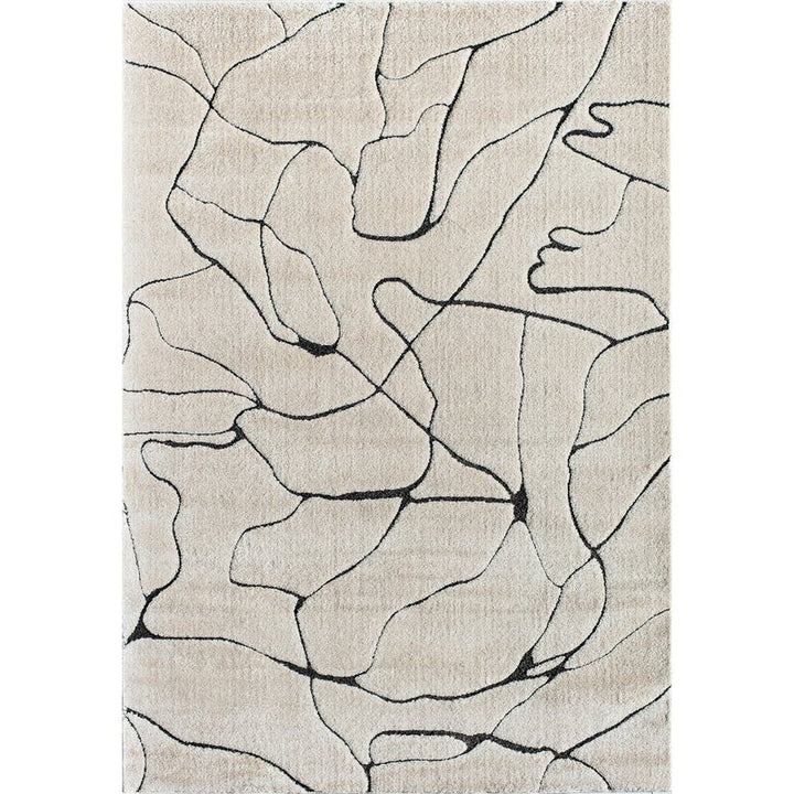 Chevron Ivory Area Rug-8'2"x10'