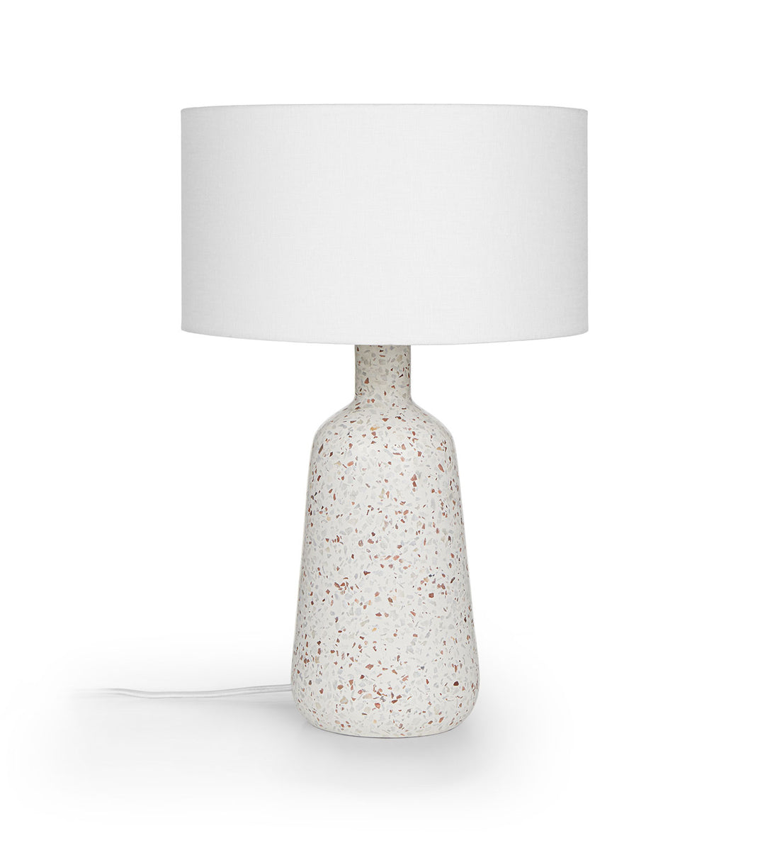 Ando Waxen White 21" Table Lamp