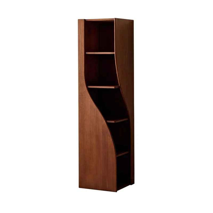Walnut color Standard Solid Wood Bookcases