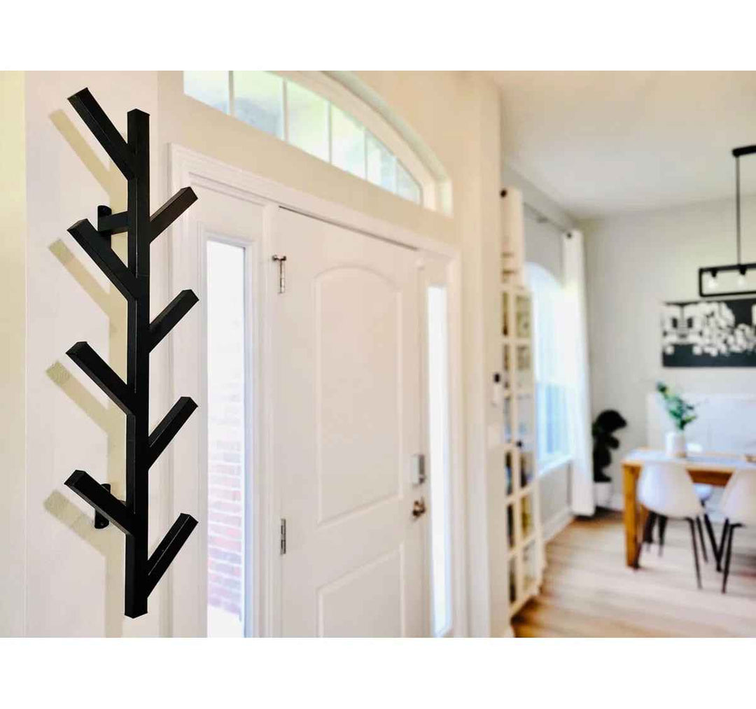 Pamila Iron Wall 8 Hook Wall Mounted Coat Rack