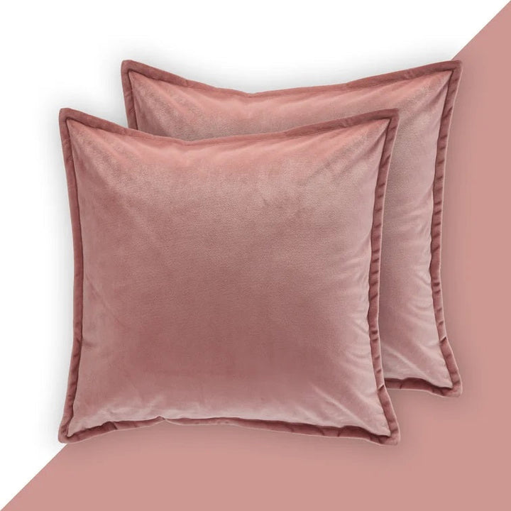 Chadabe Square Velvet Pillow Cover No Insert Set of 2-18"x18"