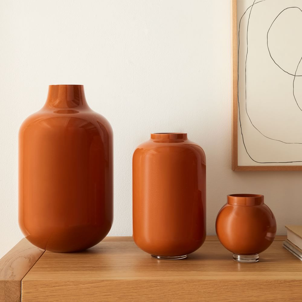 Mari Vase-Rust-Small