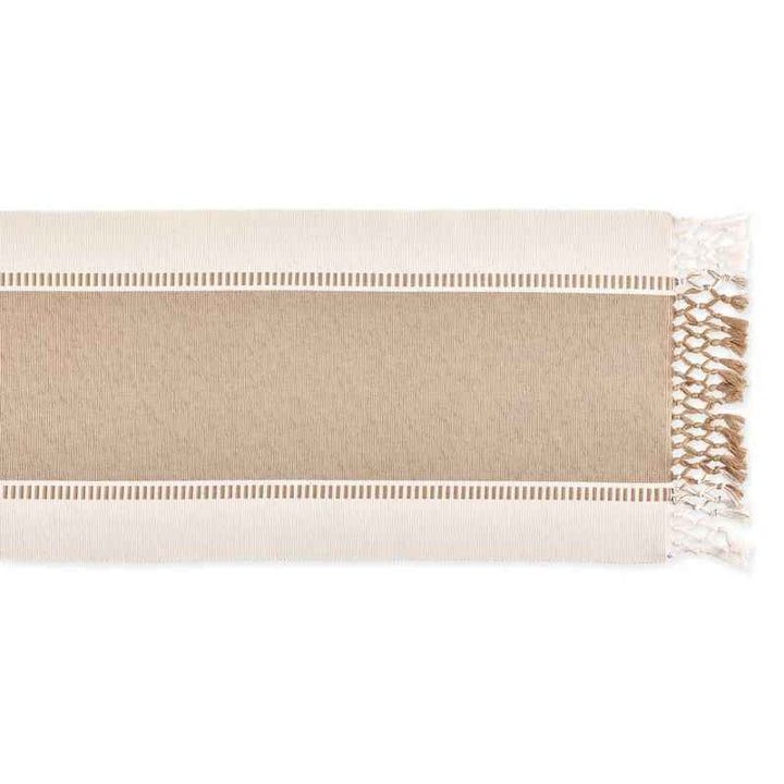 Kizer Striped 100% Cotton Table Runner