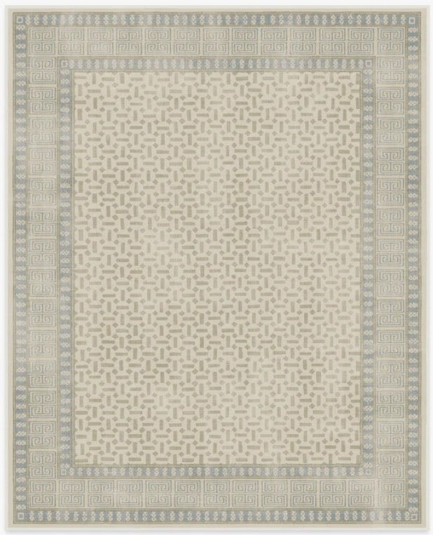Kairos Ivory & Blue Rug