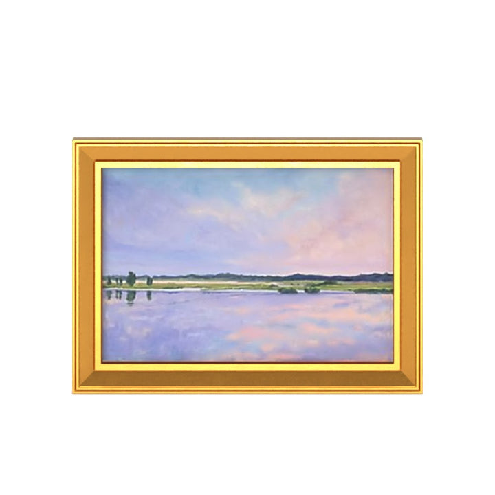 Lavender Twilight Wall Art With Frame