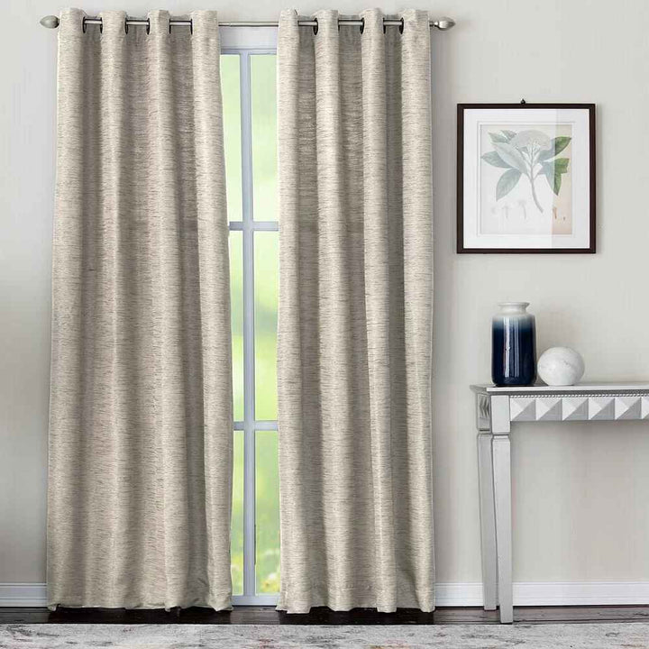 Koopman Solid Room Darkening Grommet Single Curtain Panel-95"