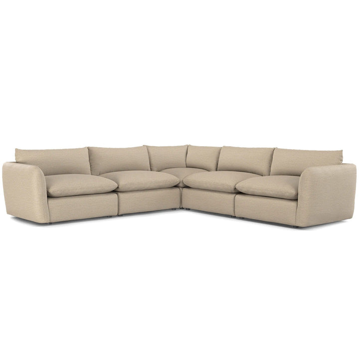 Leigh 126 Modular Corner Sectional Silver Taupe