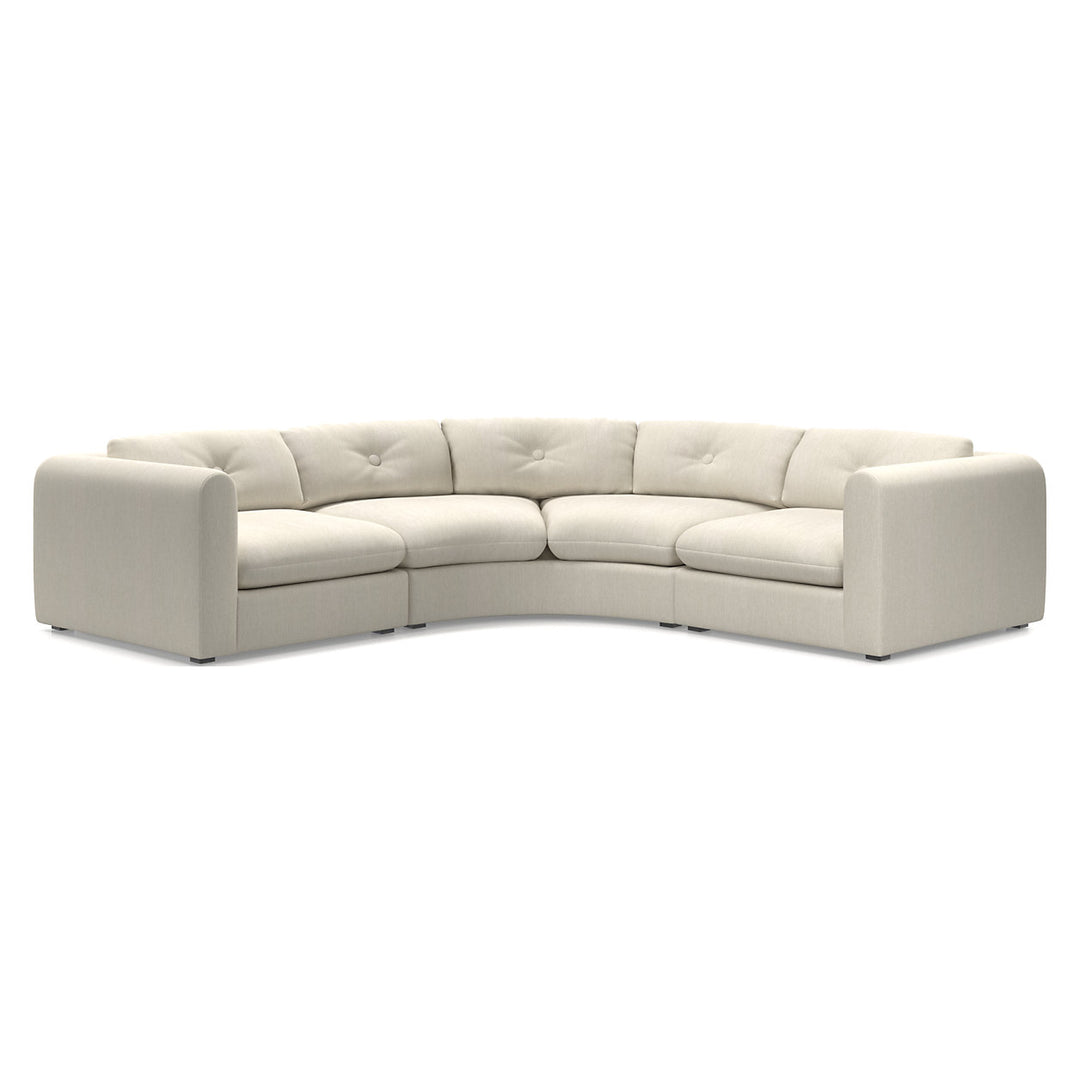 Bucktown Modular 3 Piece Wedge Sectional Sofa