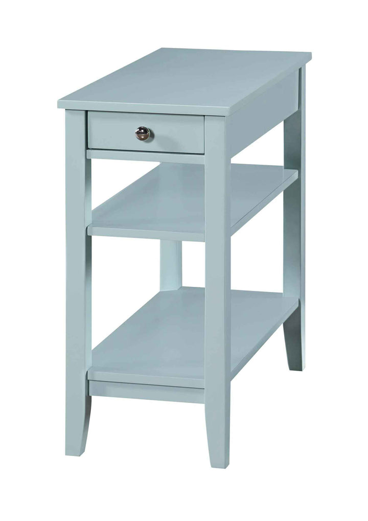Carbin End Table with Drawer and Shelves