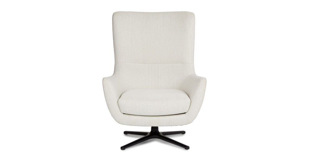 Agga Atelier Ivory Swivel Chair