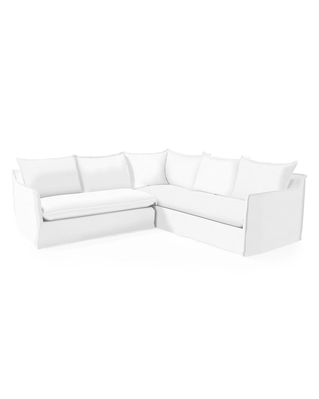 Sundial Outdoor Slipcovered Corner Sectional