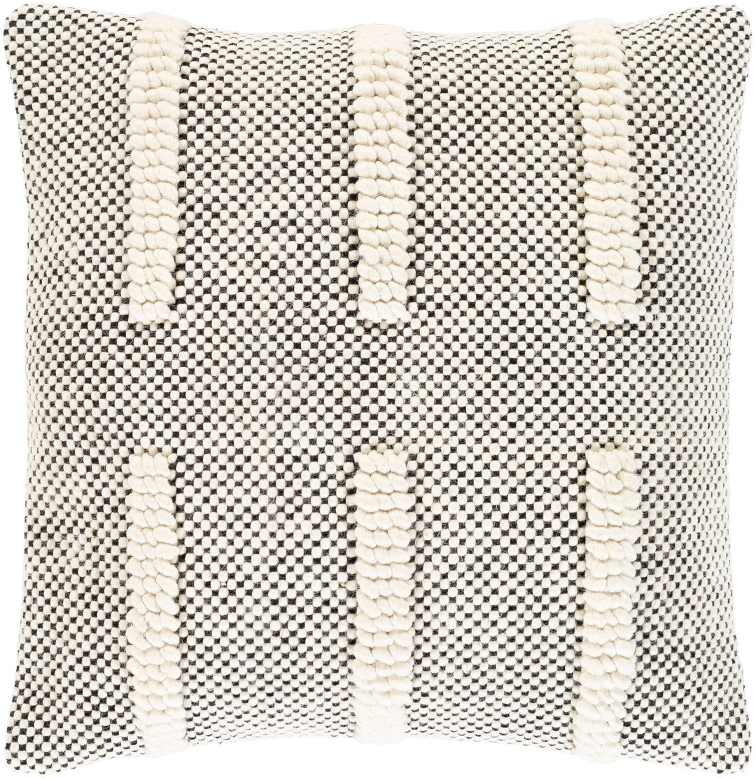 Sefarina Striped Cotton Blend Throw Pillow