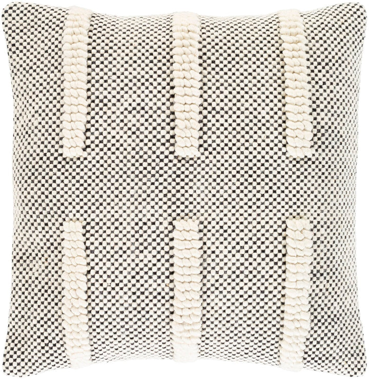 Sefarina Striped Cotton Blend Throw Pillow