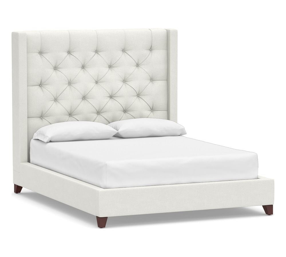 Harper Tufted Upholstered Tall Bed