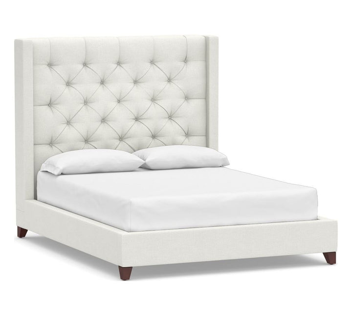 Harper Tufted Upholstered Tall Bed