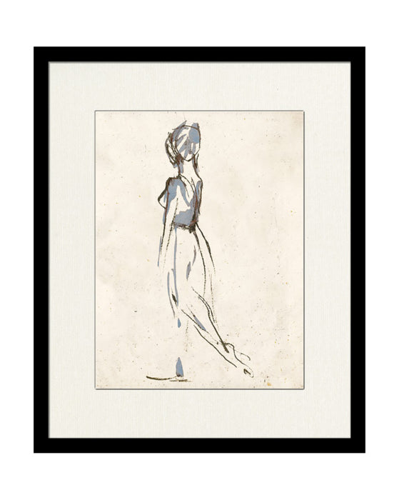 Ballerina Sketch 1 with Frame 17"x21"