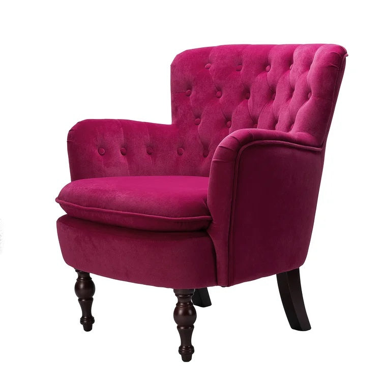 Didonato Wide Tufted Velvet Armchair